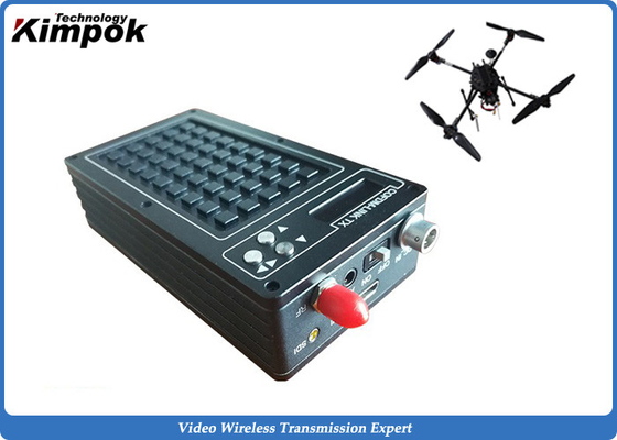 LOS FPV 무인비행기 영상 전송기, 휴대용 3W 960mA 영상 전송기 및 수신기