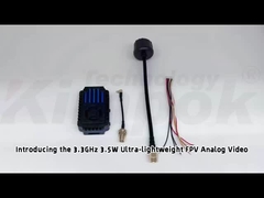 3.3G 3.5W FPV UAV 비디오 송신기, IRC 24CH 25mW/2000mW/3500mW FPV VTX 모듈 포함