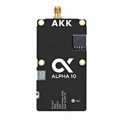 AKK 5.8G 10W VTX 알파10 비디오 송신기 80 CH 드론 RC 액세서리로 스마트 오디오를 지원합니다.
