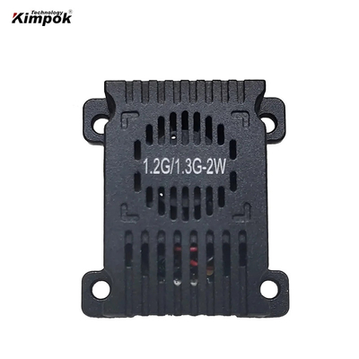 1.2G 2W FPV 비디오 송신기 1.2GHz 드론 VTX, 12V DC 전원 공급 장치 이미지 전송