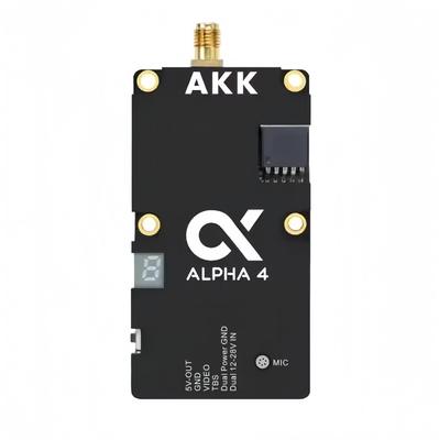 드론 비디오 송신기 AKK Alpha4 VTX 5.8G FPV 4W 8CH 초장거리 비디오 송신기