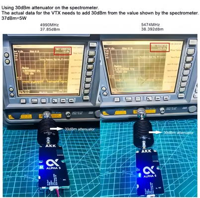 AKK Alpha5 VTX 5.8G 80CH 1W/2W/3W/4W 전원 전환 가능 스마트 오디오 초장거리 전송