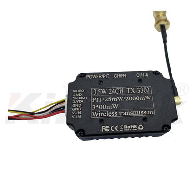 3.3G 3.5W FPV UAV 비디오 송신기, IRC 24CH 25mW/2000mW/3500mW FPV VTX 모듈 포함