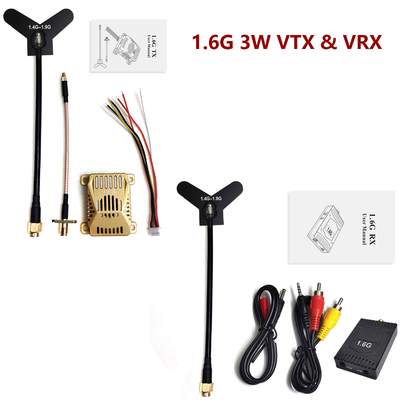 3W 전송 전력 1450MHz-1825MHz 주파수 1.6G VTX 16CH를 위한 아날로그 비디오 송신기