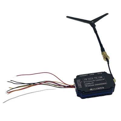 1.2G 1.3G 5W 무선 비디오 송신기 32CH FPV VTX 25mW 2000mW 5000mW 비디오 링크