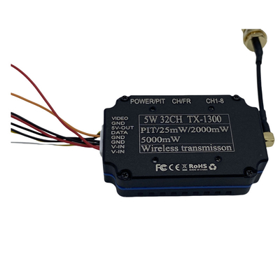 1.2G 1.3G 5W 무선 비디오 송신기 32CH FPV VTX 25mW 2000mW 5000mW 비디오 링크