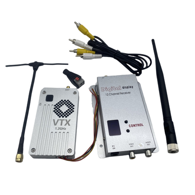 1.2G 5W 무선 비디오 송신기 및 수신기 1.2Ghz FPV VTX VRX, RC 레이싱 드론용 VTX