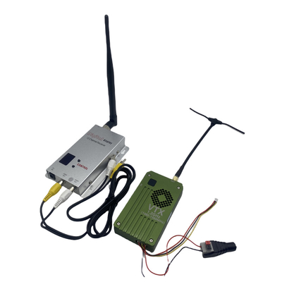 1.2Ghz 8W 드론 비디오 송신기 수신기 1.2G FPV VTX VRX 장거리 전송