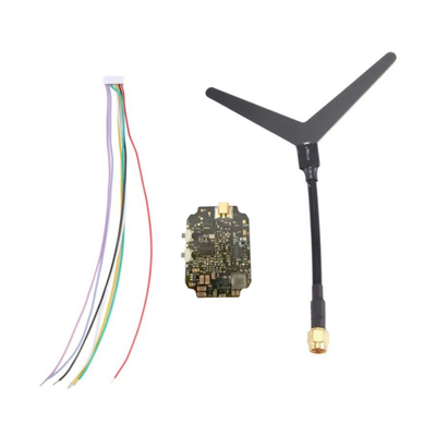 500Mhz 드론 FPV VTX 20km 무선 비디오 송신기 8 채널 2W