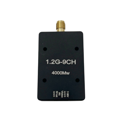 1.2Ghz 4W UAV 비디오 송신기 FM 변조 9 채널 VTX 무선 안정 전송