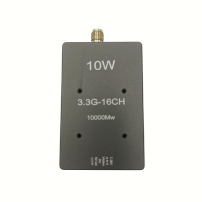 3.3G 10W 드론 비디오 송신기 3.3Ghz FPV 무선 VTX 장거리 비디오 송신기