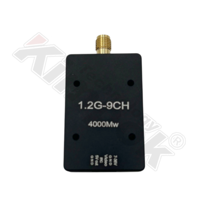 1.2Ghz 4W UAV 비디오 송신기 FM 변조 9 채널 VTX 무선 안정 전송