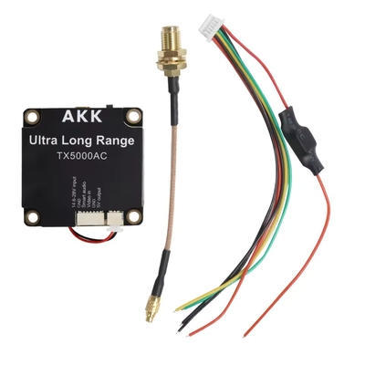 UAV 비디오 송신기 AKK 5W FPV VTX 96CH 비디오 송신기 지원 스마트 오디오 비디오 링크