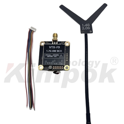 1.7G 6W 무선 비디오 송신기 및 수신기 8CH 지원 IRC 트램프 1.7G VTX VRX