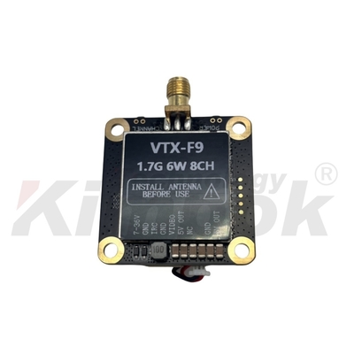 1.7G 6W 무선 비디오 송신기 및 수신기 8CH 지원 IRC 트램프 1.7G VTX VRX