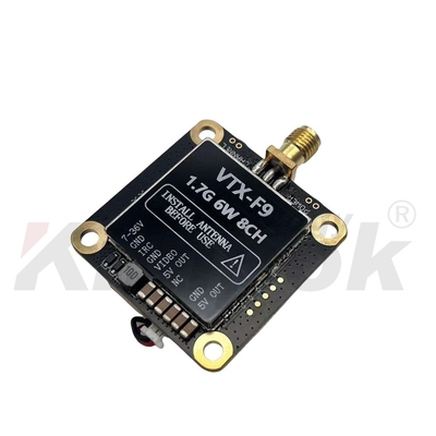 1.7G VTX 1.9G VTX 6W 무선 비디오 송신기 20km 장거리 이미지 전송