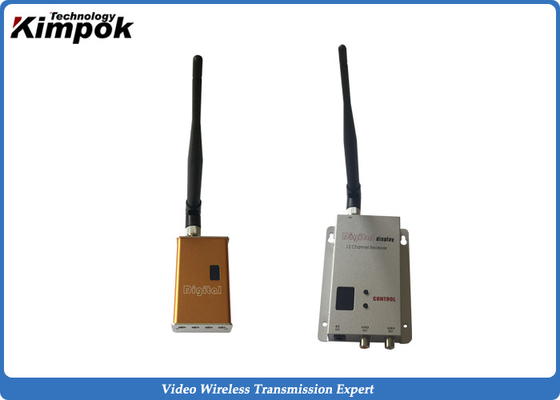 7000mW 무인 항공기 영상 전송기, DC 12V 아날로그 무선 전송기 4 CHs