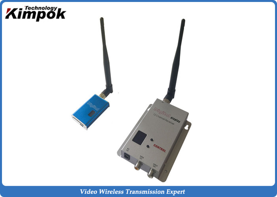 1.2Ghz 36dbm 소형 영상 전송기, 6개의 수로 무인 항공기 사진기 전송기