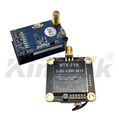 FPV 비디오 송신기 2.2G 4.5W UAV VTX 드론 액세서리 장거리 드론 VTX VRX