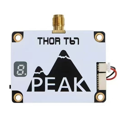 비디오 송신기 PEAK THOR T67 6.1G-7.2G 3W 64 채널 9-28V DC